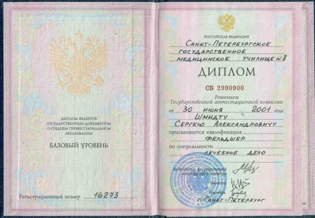 Шмидт Сергей Александрович