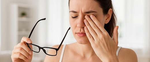 Ощущение песка в глазах: причины и лечение